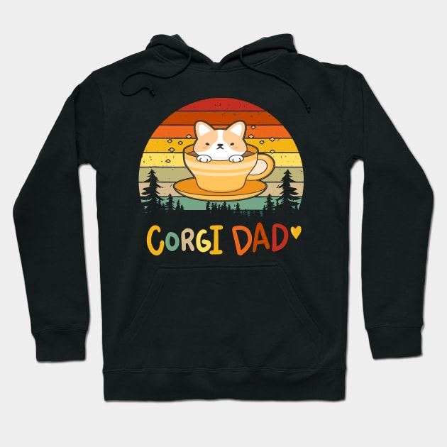 Corgi Dad  (40) Hoodie by Darioz